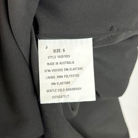 Manning Cartell Miami Heat Open Back Midi Dress 2 Black NEW - Picture 10 of 11